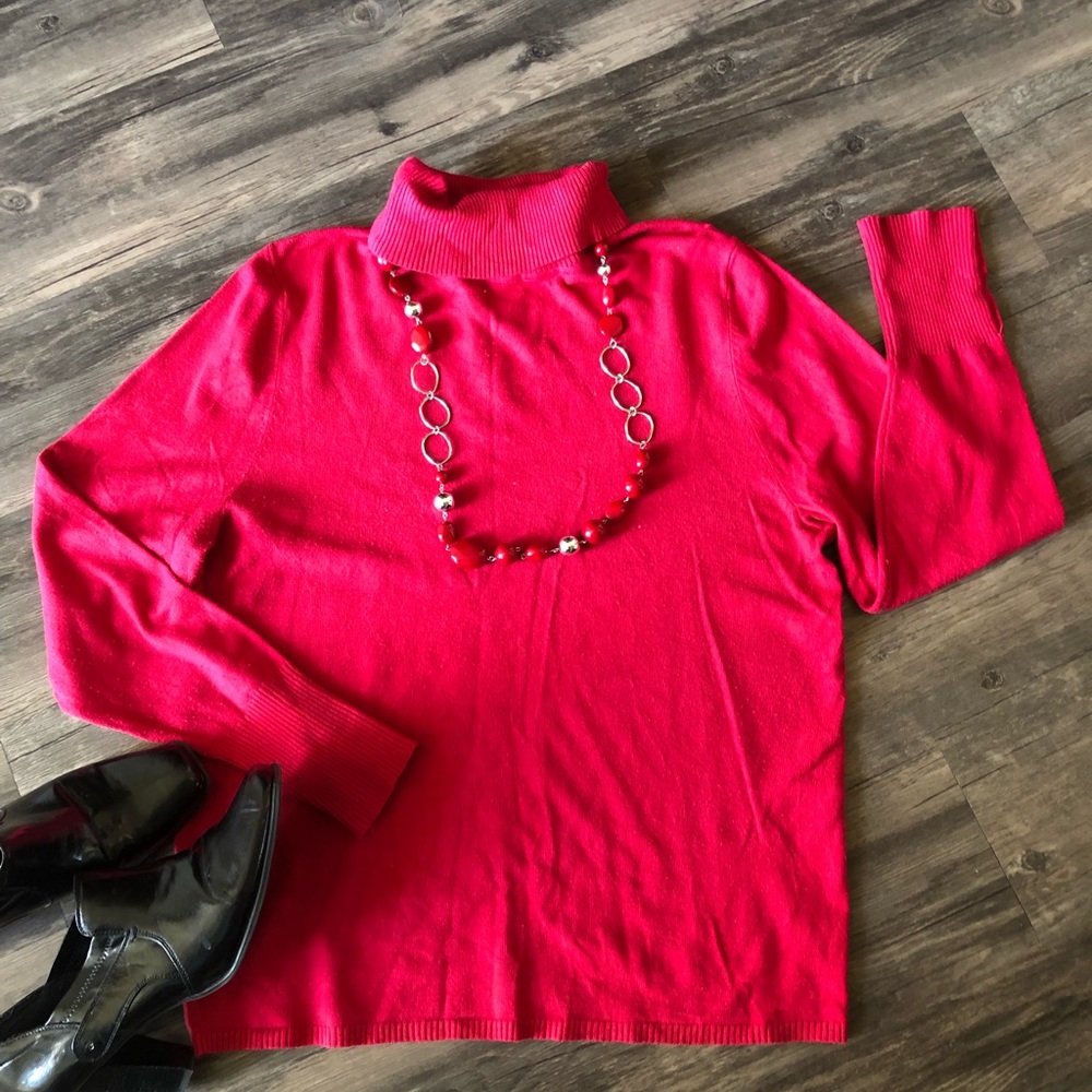 Clearance‼️Lane Bryant Red Sweater size 14